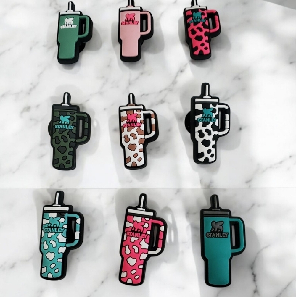 Stanley Cup Croc Charms | Tumbler Shoe Charms | Cute Drink Cup Accessories